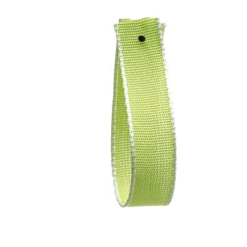 Lime Coloured Edge Ribbon