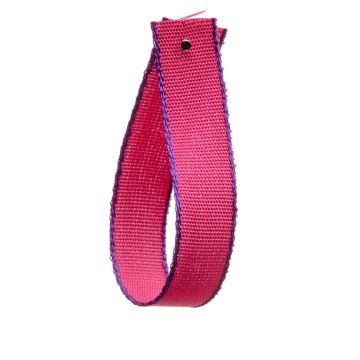 Magenta Coloured Edge Ribbon