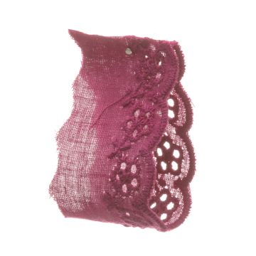 Magenta Lace 100% Cotton