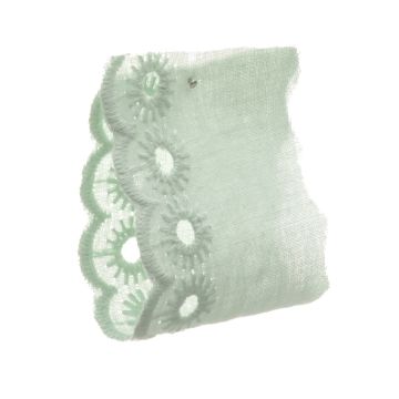 Moroccan Mint Tea Cotton Lace 100% Cotton