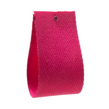 Old Fuchsia Cotton Herringbone