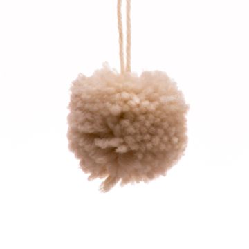 Shell Pom Pom with Loop