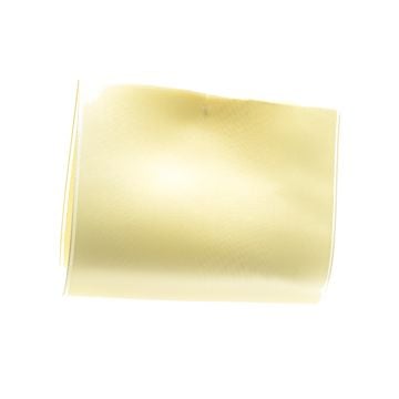 Pale Lemon Wide Satin Ribbon