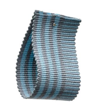 Pale Lobelia Striped Grosgrain Ribbon