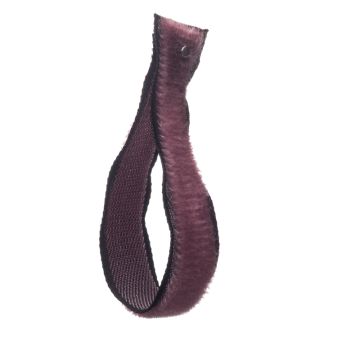 Pale Plum Black Edge Velvet Ribbon