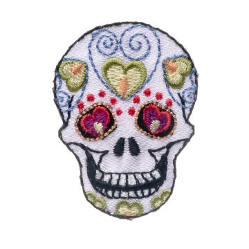 Pale Stock Skull Motif 30mmx40mm