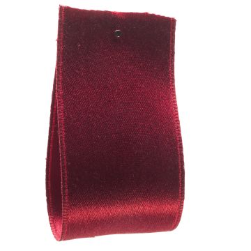 Peonie Red Silk Satin Ribbon