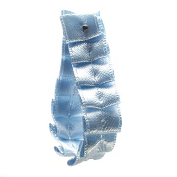 Periwinkle Pleated Satin Ribbon