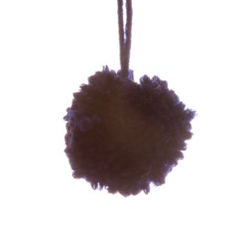 Pitch Blue Pom Pom with Loop