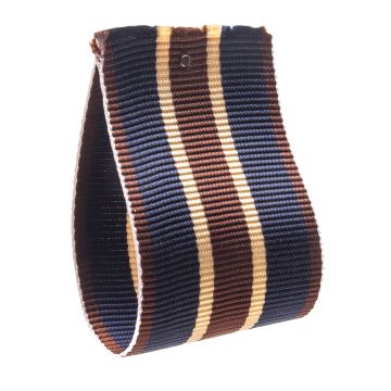 Pitch Blue Striped Grosgrain Ribbon