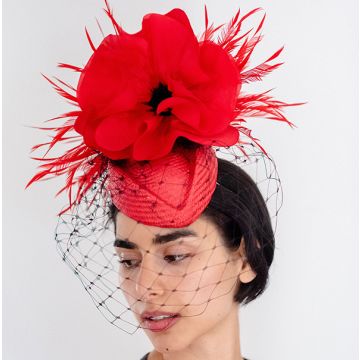 Post Box Poppy Veil Percher