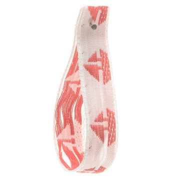 Post Box Red Boat Patterned Ribbon