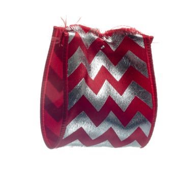 Post Box Red Chevron Metallic