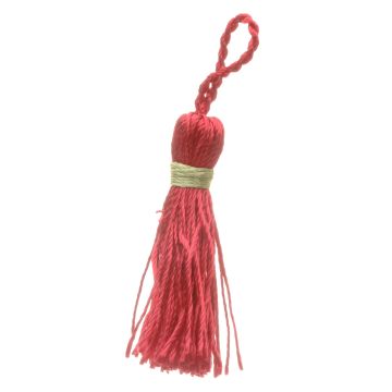 Post Box Red Small Tassel