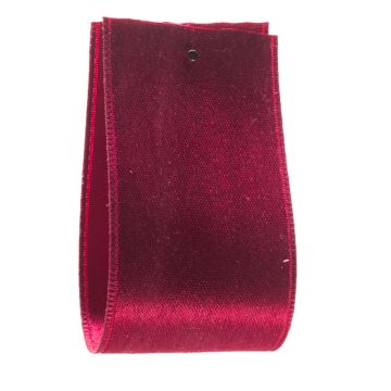 Raspberry Silk Satin Ribbon