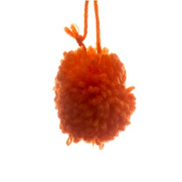 Red Hot Poker Pom Pom with Loop