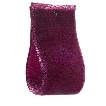 Ripe Plum Single Sided Velvet Ribbon