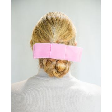 Rose Blush Velvet Coco Bow