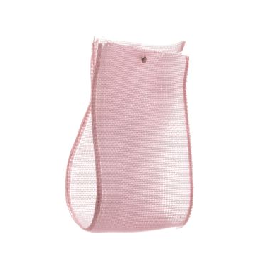 Rose Blush Wire Edge Ribbon