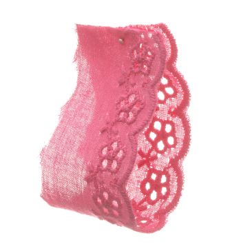 Rose Pink Lace 100% Cotton