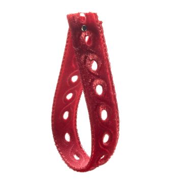 Ruby Slippers Perforated Velvet Ribbon