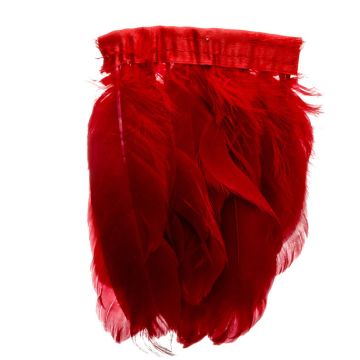 Ruby Slippers Goose Feather Fringe