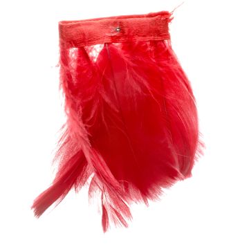 Ruby Slippers Goose Feather Fringe