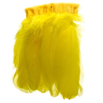 Sherbet Lemon Goose Feather Fringe