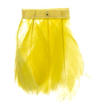 Sherbet Lemon Goose Feather Fringe