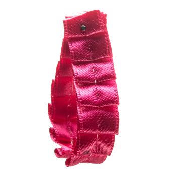 Sissinghurst Pink Pleated Satin Ribbon