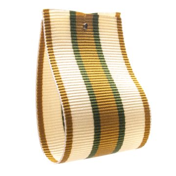 Oyster Shell Striped Grosgrain Ribbon