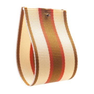 Clotted Cream Striped Grosgrain Ribbon