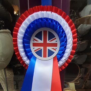 Union Jack Triple Tier Rosette