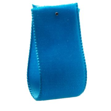 Venetian Blue Single Sided Velvet Ribbon