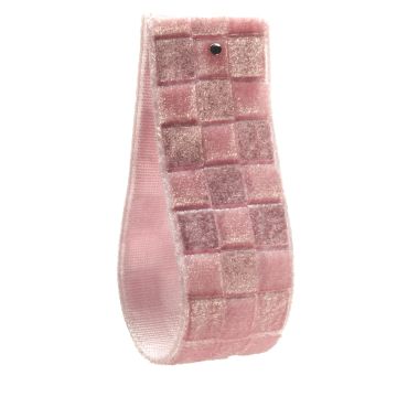 Vintage Blusher Checked Velvet Ribbon