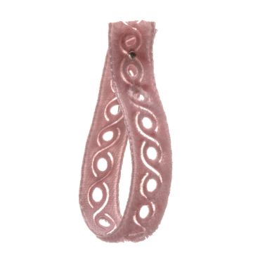 Vintage Blusher Perforated Velvet Ribbon