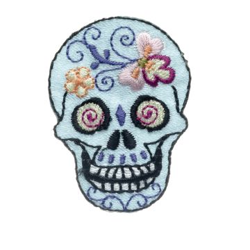 Viola Azura Skull Motif 30mmx40mm