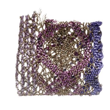 Viola Purple Beaded Lace 55mm