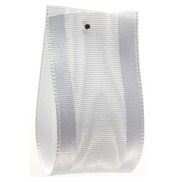 White Moire Ribbon