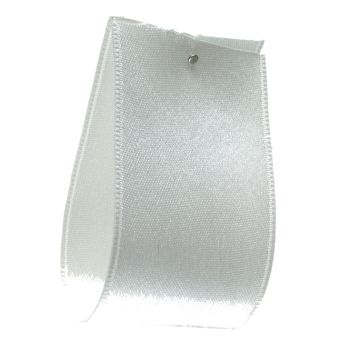 White Silk Satin Ribbon