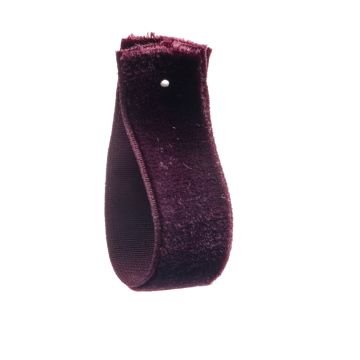 Wine Stretch Velvet Ribbon