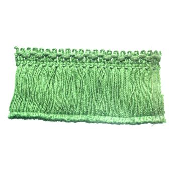 GREEN Bin End Cotton Fringe - bin end