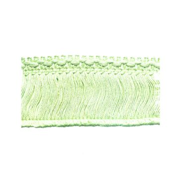 Hellebore Green Bin End Cotton Fringe - bin end