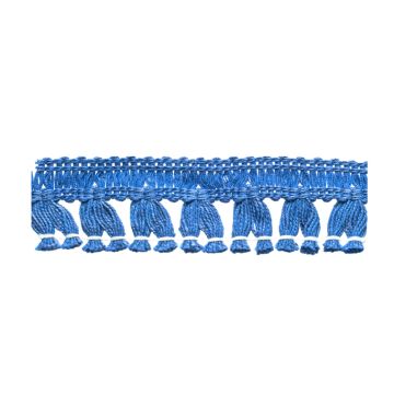 Blue Bin End Cotton Tassel Fringe