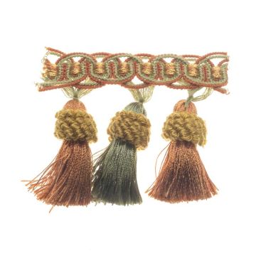 Red Squirrel Bin End Tassel Fringe