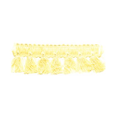 clotted cream Bin End Cotton Tassel Fringe