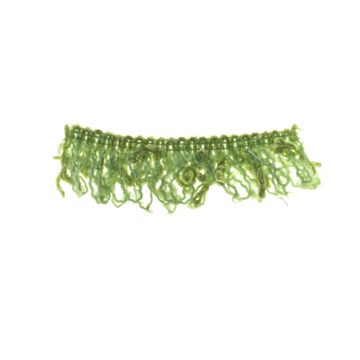 Leaf Green Bin End Chenille Fringe