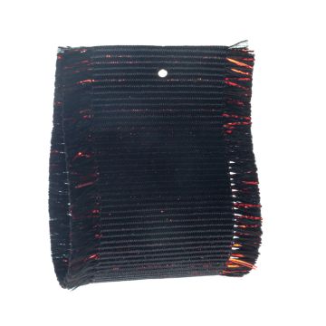 Ruby Slippers Metallic Fringe Edged