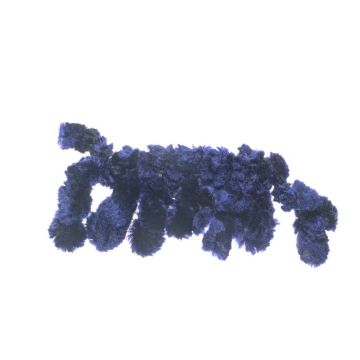 Pitch Blue Bin End Chenille Fringe