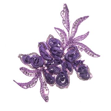 African Violet Sequin Motif